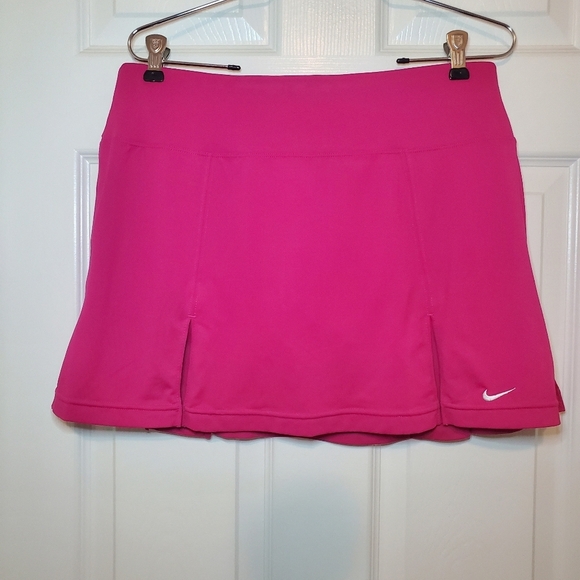 Nike Club Skirt Dri-Fit Pink Tennis Skirt Skort Size M - Picture 1 of 7